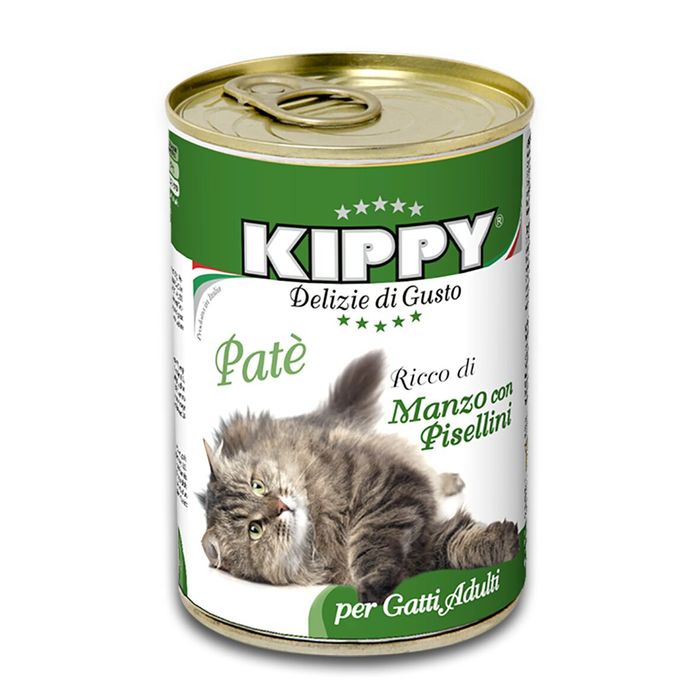 Влажный корм для кошек Kippy Cat 400 г (говядина) - masterzoo.ua
