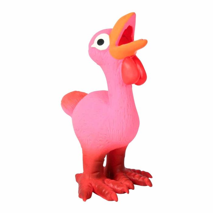 Игрушка для собак Trixie Цыплёнок с пищалкой 14 см (латекс, цвета в ассортименте) - masterzoo.ua