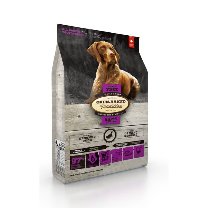 Сухой корм Oven-Baked Tradition Dog Grain Free 2,27 кг - утка - masterzoo.ua