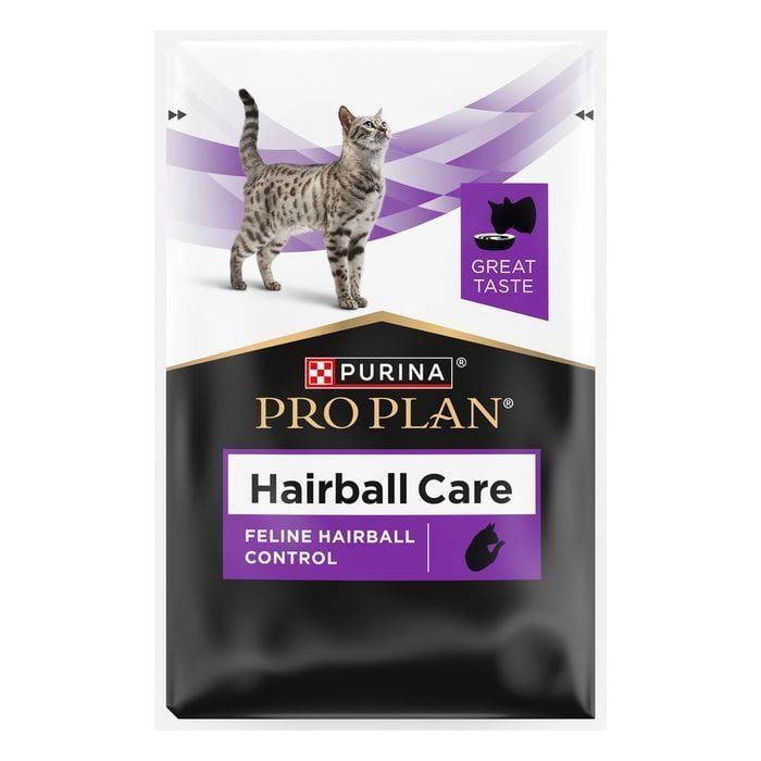 Ветеринарная добавка Pro Plan Hairball Care для выведения шерсти кошек 7 шт х 35 г - masterzoo.ua