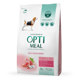 Сухой корм для взрослых собак средних пород Optimeal 4 кг (индейка)