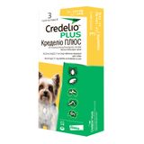 Таблетки для собак Elanco Credelio Plus від 1,4 до 2,8 кг 1 шт