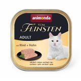 Вологий корм для котів Animonda Vom Feinsten Adult 100 г - яловичина та курка - masterzoo.ua