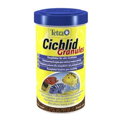 Сухий корм для акваріумних риб Tetra в гранулах «Cichlid Granules» 500 л (для всіх цихлід) - masterzoo.ua