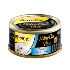 Вологий корм для котів GimCat Shiny Cat Filet 70 г (тунець) - masterzoo.ua