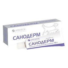 Крем для кошек и собак Артериум «Санодерм» 15 г (противогрибковый препарат) - masterzoo.ua