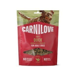 Ласощі для собак Carnilove Soft Snack Adult 200 г - качка та розмарин - masterzoo.ua