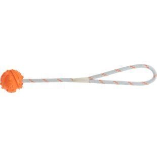 Trixie Ball on Rope іграшка для собак 4,5 см - помаранчевий - masterzoo.ua
