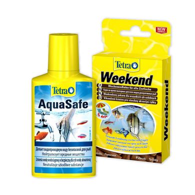 Набір Tetra Aqua Safe 100 ml + Tetra Min Weekend ST - masterzoo.ua
