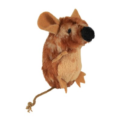Іграшка для котів Trixie Мишка з пискавкою 8 см (плюш) - masterzoo.ua