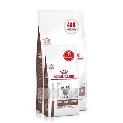 Cухий корм для котів Royal Canin Gastrointestinal Fibre Response 2 кг + 400 г - домашня птиця - masterzoo.ua