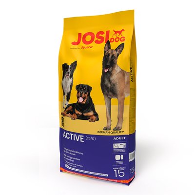 Сухой корм для собак Josera JosiDog Active Adult 15 кг - домашняя птица - masterzoo.ua