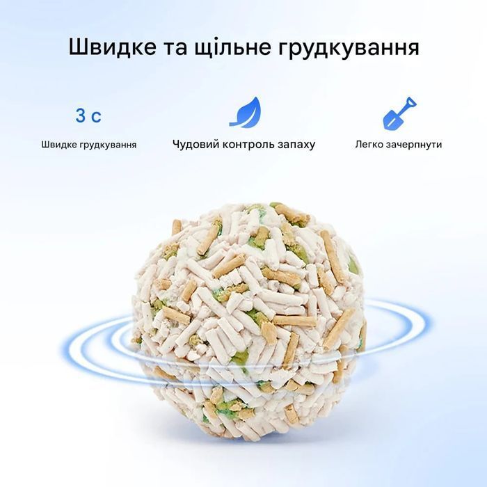 Petkit Urine Monitor Cat Litter кукурудзяний наповнювач 2,4 кг - без аромату - masterzoo.ua