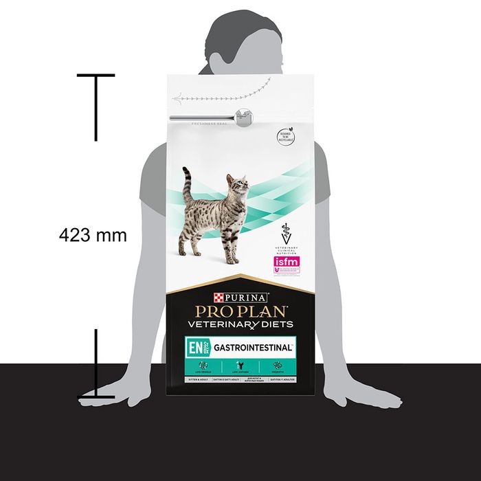 Сухой корм для кошек, при заболеваниях желудочно-кишечного тракта Pro Plan Veterinary Diets EN Gastrointestinal 1,5 кг - masterzoo.ua