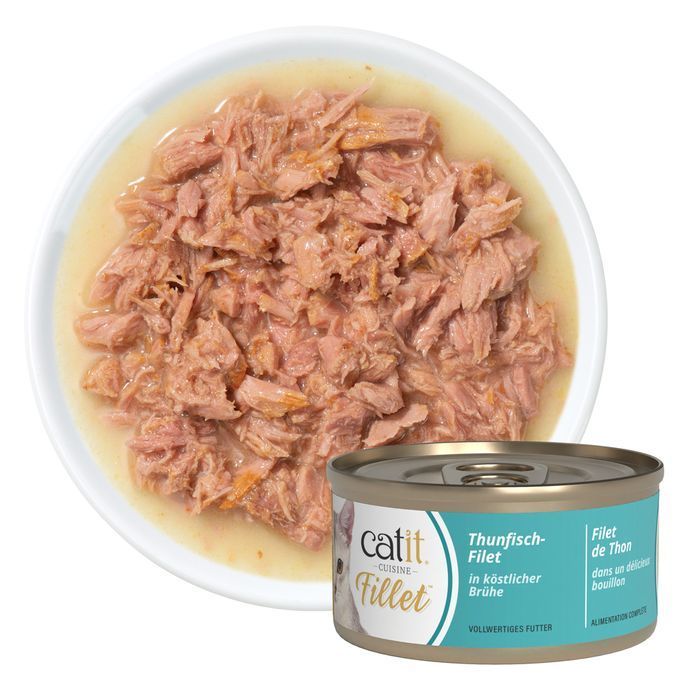 Влажный корм для кошек Catit Cuisine Fillet 75 г - тунец - masterzoo.ua