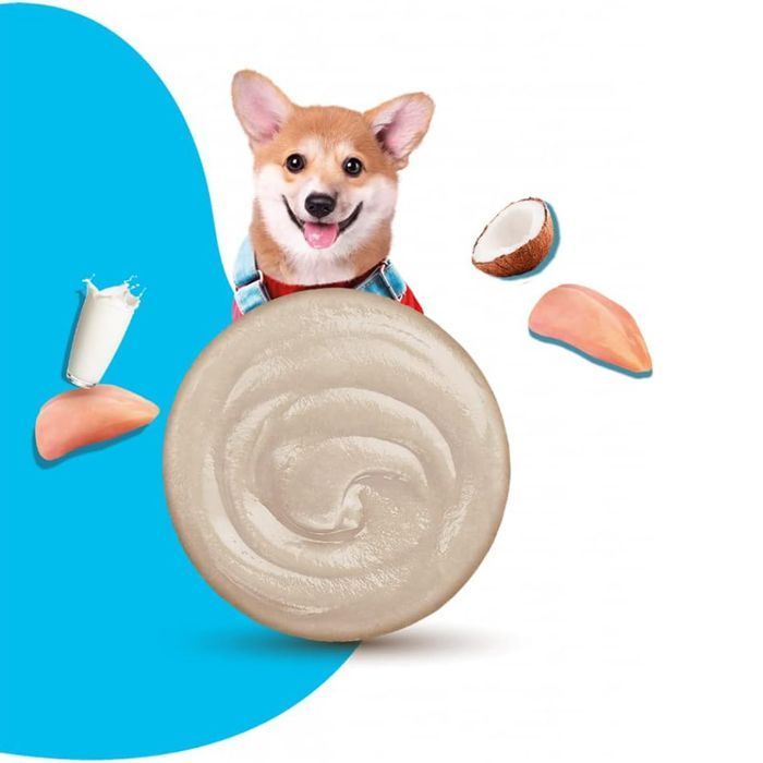 Вологий корм для собак Moochie Mousse 70 г - курка та козяче молоко - masterzoo.ua