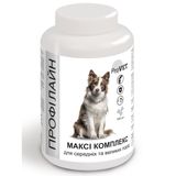 Вітамінно-мінеральна добавка для собак ProVET Профілайн Максі комплекс 100 табл, 123 г