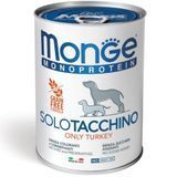 Влажный корм для собак Monge Monoprotein Solo 400 г - индейка - masterzoo.ua