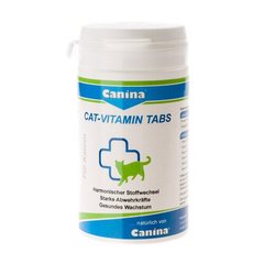 Витамины для кошек Canina «Cat-Vitamin» 100 таблеток, 50 г (мультивитамин) - masterzoo.ua