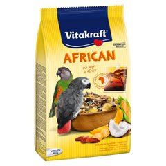 Корм для крупных африканских попугаев Vitakraft «African» 750 г - masterzoo.ua