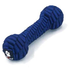Игрушка для собак GimDog Гантель плетёная «Stretch» 22,5 см (текстиль) - masterzoo.ua