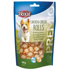 Ласощі для собак Trixie PREMIO Chicken Cheese Roll, 100 г (курка) - masterzoo.ua