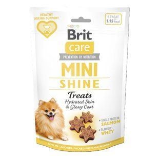 Ласощі для собак Brit Care Mini Shine Treats 50 г - лосось - masterzoo.ua