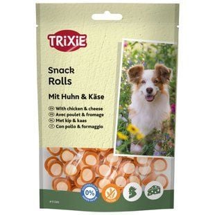 Ласощі для собак Trixie Snack Rolls 100 г - курка та сир - masterzoo.ua