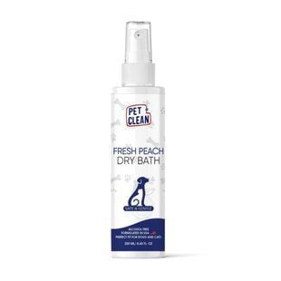 Pet Clean Dry Bath сухий шампунь для собак 250 мл - персик - masterzoo.ua