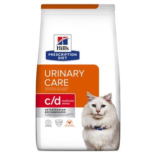 Сухой корм для кошек Hill’s Prescription Diet Urinary Care c/d Multicare Stress 400 г - курица - masterzoo.ua