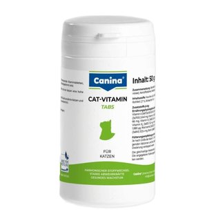 Витамины для кошек Canina Cat-Vitamin 100 таблеток 50 г - masterzoo.ua