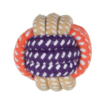 Игрушка для собак Trixie Мяч плетёный d=6 см (текстиль) - masterzoo.ua