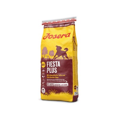 Сухий корм для собак Josera Fiesta Plus Adult 15 кг - лосось - masterzoo.ua