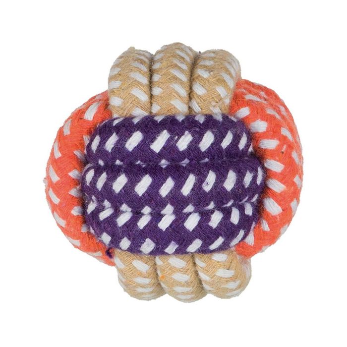 Іграшка для собак Trixie М'яч плетений d=6 см (текстиль) - masterzoo.ua