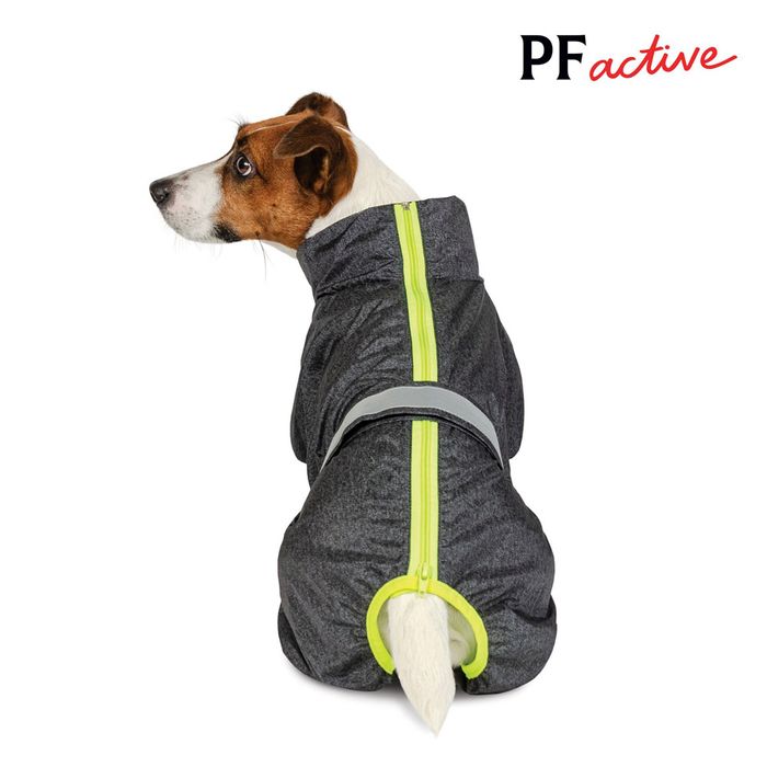 Комбинезон для собак Pet Fashion «RAIN» 7-XL (серый) - masterzoo.ua