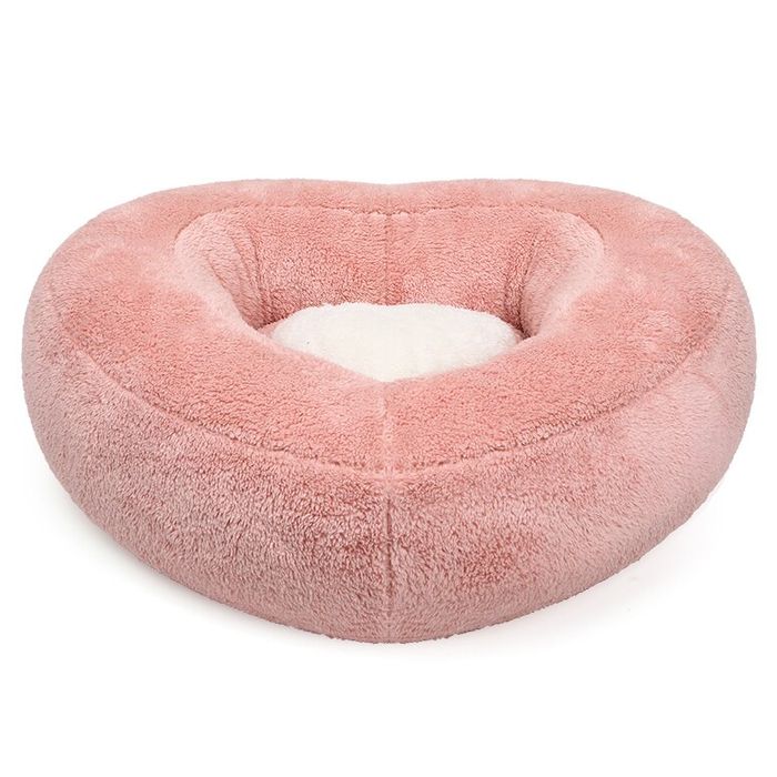 Лежак Puppy Angel «Heart Cushion» 62 x 55 x 18 см (розовый) - masterzoo.ua