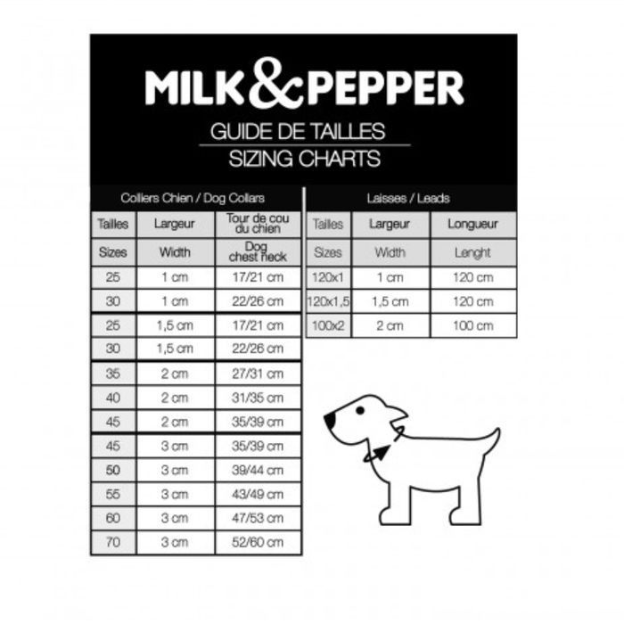 Milk & Pepper Piccadilly поводок для собак 100x2 см - бежевый - masterzoo.ua