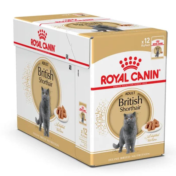 Корм для котів Royal Canin British Shorthair Adult 2 кг + pouch 12 шт х 85 г + інтерактивна годівниця - masterzoo.ua