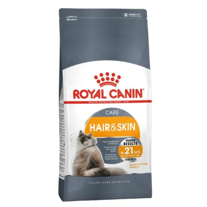 Сухой корм для кошек Royal Canin Hair & Skin 4 кг - домашняя птица + Catsan 5 л - masterzoo.ua