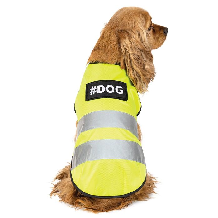Жилетка для собак Pet Fashion «Yellow Vest» М - masterzoo.ua