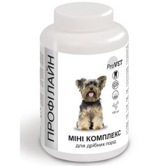 Вітамінно-мінеральна добавка для собак ProVET Профілайн Міні комплекс 100 табл, 123 г - masterzoo.ua