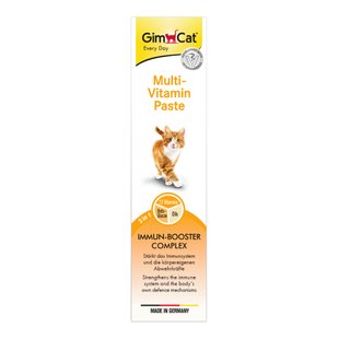 Лакомство для кошек GimCat Multi-Vitamin Paste 200 г - мультивитамин - masterzoo.ua