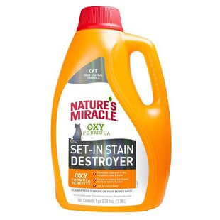 Знищувач плям і запахів котів Nature's Miracle «Set-In Stain Destroyer з формулою активного кисню Oxy Formula» 3,7 л - masterzoo.ua