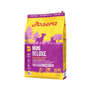 Сухой корм для собак Josera MiniDeluxe Adult 10 кг - ягненок - masterzoo.ua