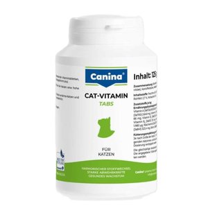 Витамины для кошек Canina Cat-Vitamin 250 таблеток 125 г - masterzoo.ua