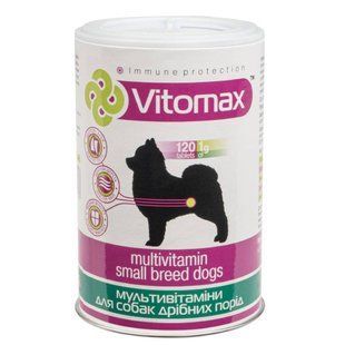 Вітаміни для собак Vitomax Small Breed 120 шт - masterzoo.ua