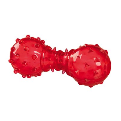 Игрушка для собак Trixie Гантель для лакомств 12 см (термопластичная резина, цвета в ассортименте) - masterzoo.ua