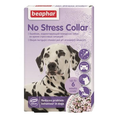 Нашийник для собак Beaphar «No Stress Collar» 65 см (заспокійливий засіб) - masterzoo.ua