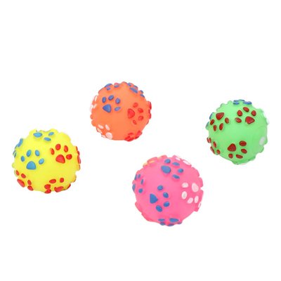 Игрушка для собак Eastland разноцветный мяч 6 см (винил) - masterzoo.ua