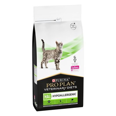 Сухий корм для котів, при харчовій алергії Pro Plan Veterinary Diets HA Hypoallergenic 1,3 кг - masterzoo.ua
